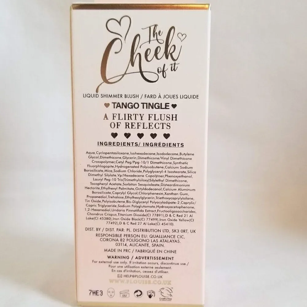 P.Louise The Cheek of it - Liquid Blush - Tango Tingle